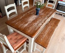 Strawbridge solid wood dining table set