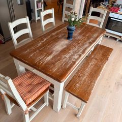 Strawbridge solid wood dining table set
