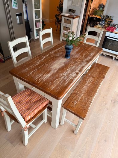 Strawbridge solid wood dining table set