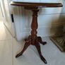 2 solid mahogany side tables Image 2