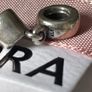 Pandora charm baby boy boot 14k gold and blue Cz Image 5