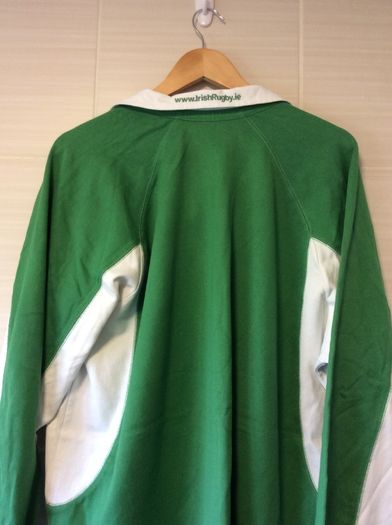 Ireland Rugby Jersey. Triple Crown Winning Jersey Year 2007. Official Canterbury IRFU Home Jersey. Authentic Original From The Time. Not A Modern Day Remake.