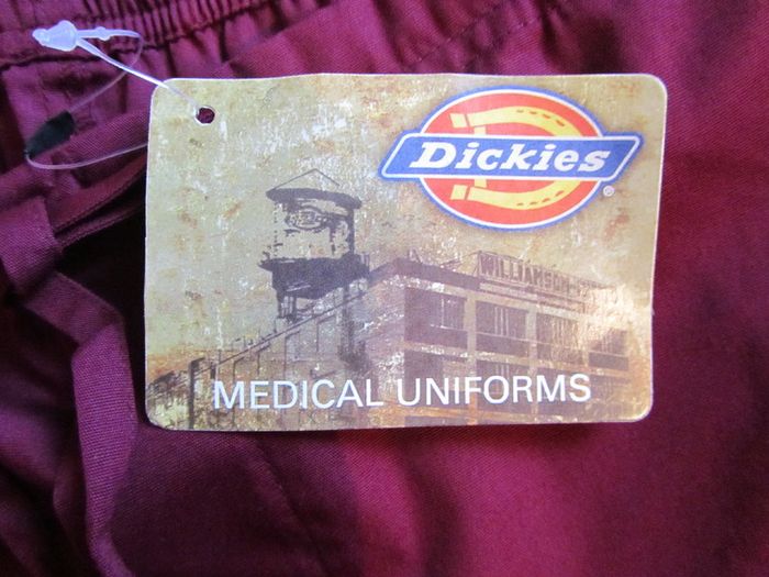 Medical Scrubs Drawstring Trousers XL Wine