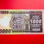 Madagascar. 5000  Francs. 1974  Scarce  Pick 66a Image 2