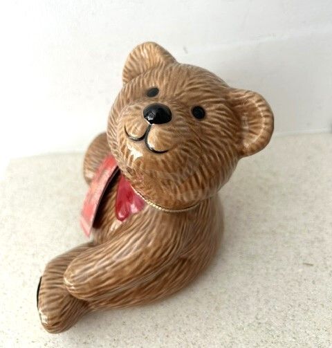 Vintage M&S Teddy Bear Money Box