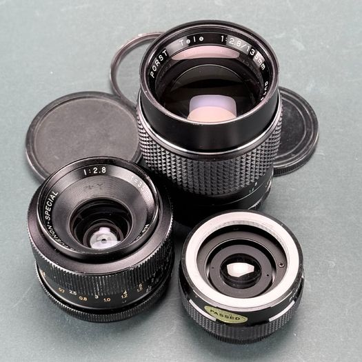Manual focus lenses M 42