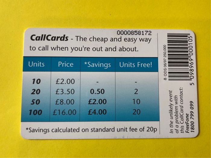 Callcard 1141 Literature (Set)