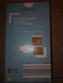 Shake and store airtight containers Set