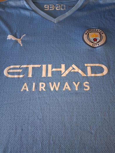 Manchester City Jersey. Official Puma Man City Mens Home Jersey.  Collect In Dublin Or Receive Via Post.