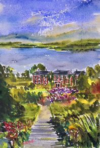 bantry house watercolour
