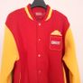 Spreadshirt Cheez It Red Yellow Varsity Bomber Jacket Size M Image 6