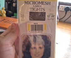 Vintage Galaxy PP Pretty Polly Micromesh Large Tights