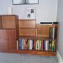 Mid-Century Teak Bookcase / Shelving Unit with Cabinet 1960s Image 3