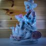 Vintage Porcelain Man with a Girl Eating WaterMelon God Log Image 4