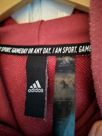 adidas hoodie - L