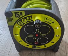 Masterplug 15m Pro XT Case 4 Socket Cable Reel