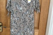 Animal summer dress size 14