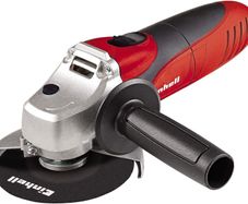 Einhell 4430618 115mm Angle Grinder TC-AG 115 | 500W, 4 Inch Grinder for Cutting, Grinding, Polishing and Sharpening | Soft Start, Spindle Lock, Additional Handle, Red