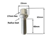 main image for ad 10 x New 40mm Extended Bolts Fit Audi, Volkswagen, Seat, Skoda.  Delivery