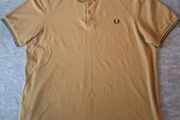 Fred Perry Twin Tipped Caramel Polo Shirt Mens XXL