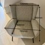 Grey Fabric Armchair Image 2