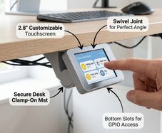Home Assistant Desk Mount Cheap Yellow Display CYD