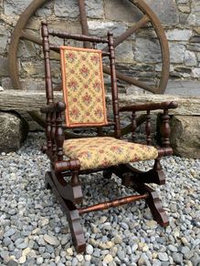 Edwardian Childs Rocking Chair.