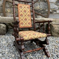 Edwardian Childs Rocking Chair.