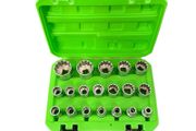 Dsd Tools 19pc 1/2-inch Drive Gear Lock Socket Set