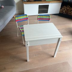IKEA kids desk & two chairs