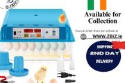 64 Eggs, Incubator with Automatic Egg Turning and LED Egg Lighting