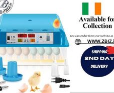64 Eggs, Incubator with Automatic Egg Turning and LED Egg Lighting