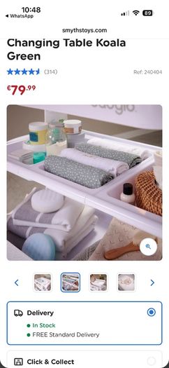 baby multi purpose baby changing table (brand new in box)
