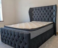 New! WingBack Beds and mattress