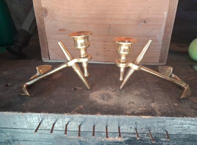 candle holder brass