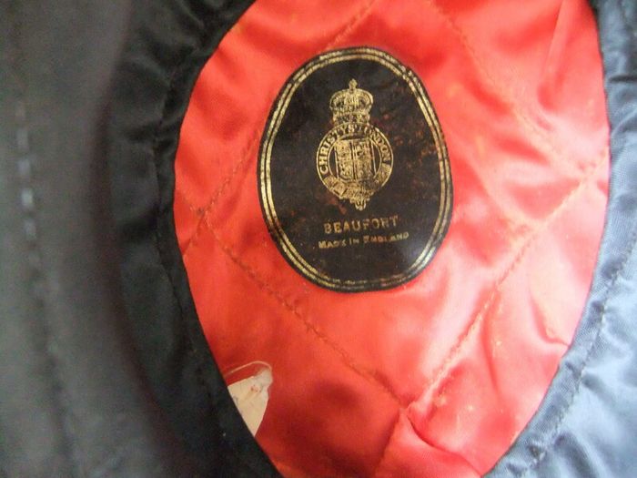 Old Christys Beaufort Riding Helmet