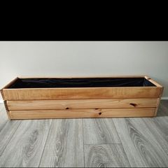 Brand new wooden planter