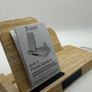 4 in 1 Wooden Wireless Charging Station with Digital Clock Image 3