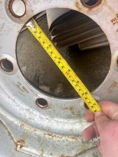 15.0/55/17 rim and tire to suit farm trailer
