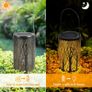 Solar Lanterns for The Garden - OxyLED Metal LED Tree Garden Hanging Lanterns IP44 Waterproof Moroccan Garden Ornaments Outdoor for Patio Fence Pathway Wall Table Tree Bronze Image 2