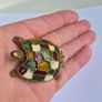 Brass Turtle Decorative Keepsake Hinged Trinket Box Image 7