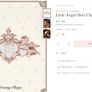 Flower Knows Little Angel Collection Hair Clip in Creamy Beige Image 5
