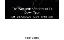 The Weeknd After Hours Til Dawn Tour