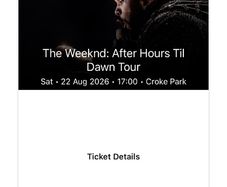 The Weeknd After Hours Til Dawn Tour