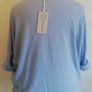 Carla Giannini Angora Wool Jumper Light Blue Heart Star One Size NWT Italy Image 5
