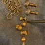 curtain pole & tie backs Image 2