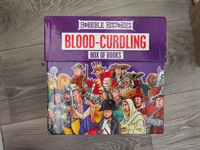 Horrible Histories Blood Curdling Box of Books