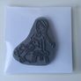 Rubber Stamp - Girl Sitting with her Teddy Image 5