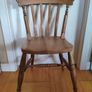 Set of 6 Solid Wooden Dining Chairs Image 2