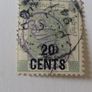 1891 Hong Kong 20c overprint stamp Image 5